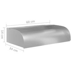 Vidaxl Slap z LED lučmi 60x34x14 cm nerjaveče jeklo 304