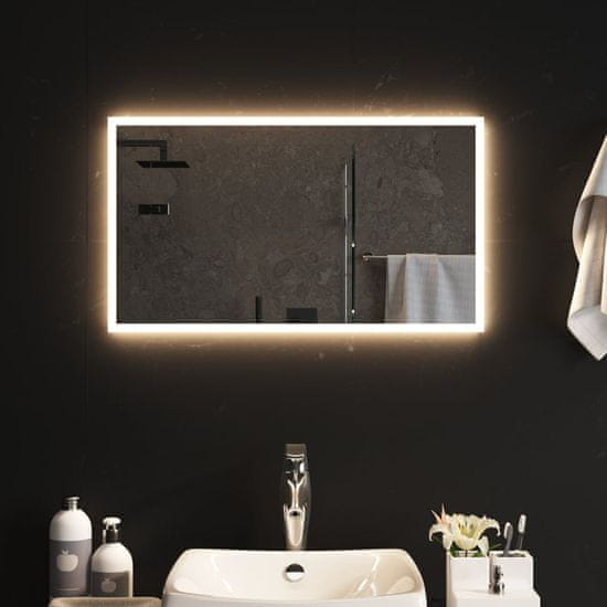 Greatstore LED kopalniško ogledalo 40x70 cm