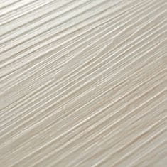 Greatstore Samolepilne PVC talne plošče 5,02 m2 2 mm barva bele hrastovine