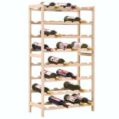 Greatstore Stojalo za vino iz cedrovine 57,5x28x102 cm