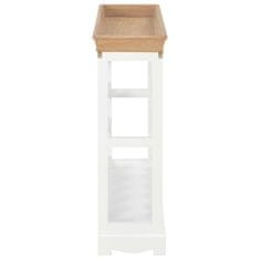 Vidaxl Omarica za vino MDF 70x22,5x70,5 cm bela