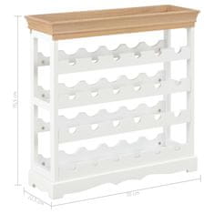 Vidaxl Omarica za vino MDF 70x22,5x70,5 cm bela