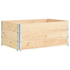 Vidaxl Visoke grede 3 kosi 100x150 cm trdna borovina