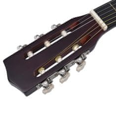 Greatstore Klasična kitara za začetnike in otroke 3/4 36" lipov les