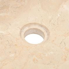 shumee Kopalniška omarica z umivalnikoma iz krem marmorja