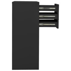 Vidaxl Omara s cvetličnim koritom antracitna 90x40x125 cm jeklo