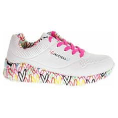 Skechers Čevlji bela 32 EU Uno Lite Lovely Luv