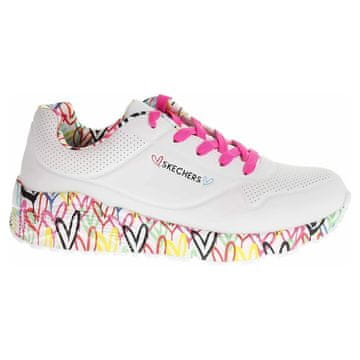Skechers Čevlji bela Uno Lite Lovely Luv
