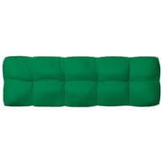 Greatstore Blazine za kavč iz palet 3 kosi zelene