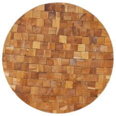 Vidaxl Klubska mizica 60x60x35 cm trdna tikovina