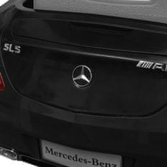 Vidaxl Električni avtomobil Mercedes Benz SLS AMG črn 6V z daljincem