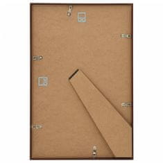 Vidaxl Foto okvirji 5 kosov stenski/namizni bronasti 59,4x84 cm MDF