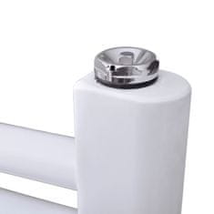 Vidaxl Kopalniški cevni radiator za centralno ogrevanje zaobljen 500x1160 mm