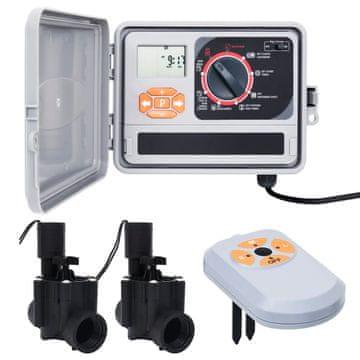 Vidaxl Upravljalnik za zalivanje s senzorjem vlage in ventilom