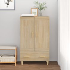 Vidaxl Visoka omarica sonoma hrast 70x31x115 cm inženirski les