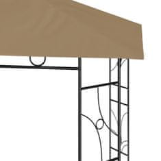 Vidaxl Paviljon 3x3x2,7 m taupe 160 g/m2