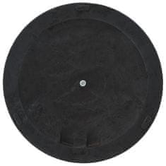 Vidaxl Podstavek za senčnik okrogel poliestrska smola 19 kg črn