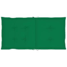 Vidaxl Blazine za vrtne stole 6 kosov zelene 100x50x4 cm