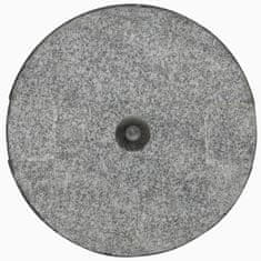 Vidaxl Podstavek za senčnik granit 20 kg okrogel črn