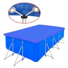 Vidaxl Pokrivalo za bazen PE pravokotno 90 g/m2 400 x 207 cm