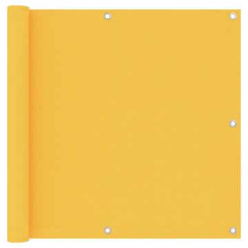 Vidaxl Balkonsko platno rumeno 90x400 cm oksford blago