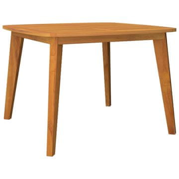 Vidaxl Vrtna miza 110x110x75 cm trden akacijev les