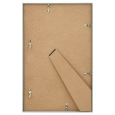 Vidaxl Foto okvirji 5 kosov namizni srebrni 13x18 cm MDF