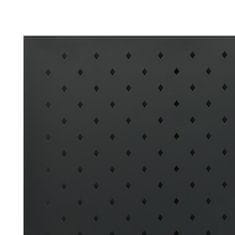 Vidaxl Paravan 4-delni 2 kosa črne barve 160x180 cm jeklo