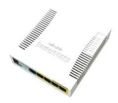 Mikrotik Cloud Smart Switch CSS106-1G-4P-1S (RB260GSP), 5x 1G, 1x SFP, PoE stikalo