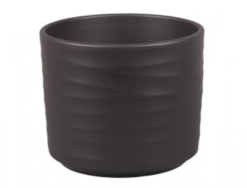 Pokrov za cvetlični lonček WAVE Cylinders keramika mat d20x18cm