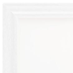 Vidaxl Foto okvirji 3 kosi namizni beli 18x24 cm MDF