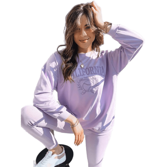 Dstreet Ženska bluza CALIFORNIA DREAM lila by1195