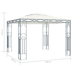 Vidaxl Paviljon 300x300 cm krem