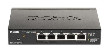 D-Link 5-portno gigabitno pametno upravljano stikalo PoE z 1 vhodom PD