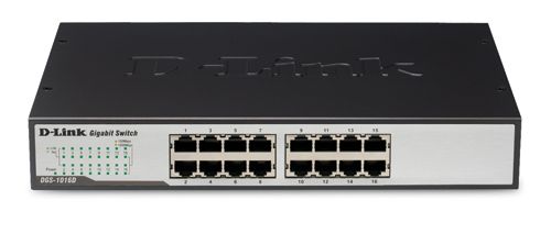 D-Link DGS-1016D/E 16-portni 10/100/1000Mbps bakreni gigabitni eter. Switch