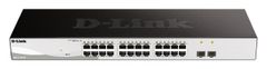 D-Link DGS-1210-26 L2/L3 Smart+ stikalo, 24x GbE, 2x SFP, brez ventilatorja