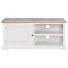 Vidaxl TV omarica iz lesa 90x30x40 cm bela