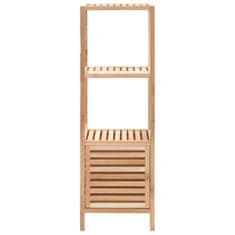Vidaxl Kopalniška omara za shranjevanje orehovina 39,5x35,5x123 cm