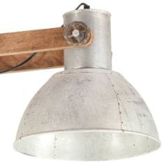 Vidaxl Industrijska viseča svetilka 25 W srebrna 109 cm E27
