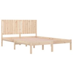 Vidaxl Posteljni okvir iz trdnega lesa 150x200 cm 5FT