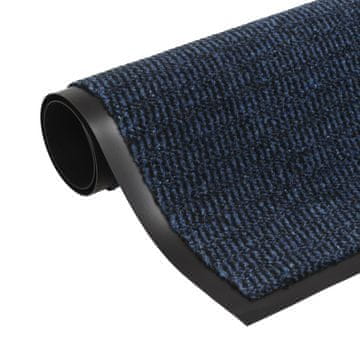 Vidaxl Protiprašni predpražnik pravokotni taftani 40x60 cm moder