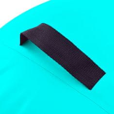 Vidaxl Napihljiv gimnastični valj s tlačilko 100x60 cm PVC zelen