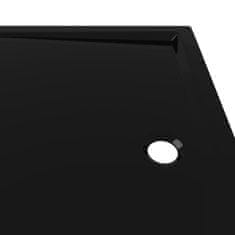 Vidaxl Pravokotna ABS tuš kad črna 70x100 cm