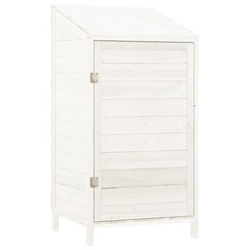 Vidaxl Vrtna lopa bela 55x52x112 cm trden les jelke