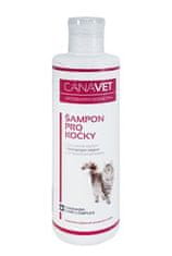 Šampon za mačke CANAVET z antiparazitnim dodatkom 250ml