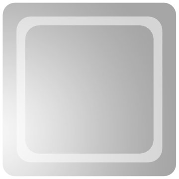 Vidaxl LED kopalniško ogledalo 50x50 cm