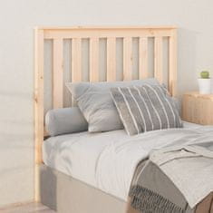 Vidaxl Posteljno vzglavje 106x6x101 cm trdna borovina