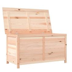 Vidaxl Zunanja škatla za blazine 100x50x56 cm trden les jelke