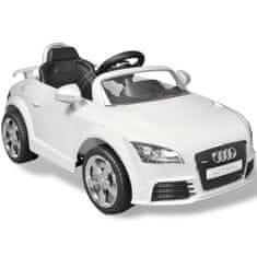 Vidaxl Audi TT RS električni avto za otroke z dalinjcem bele barve