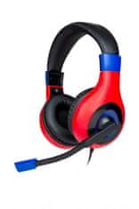Nacon BigBen Mario Nintendo Switch slušalke z mikrofonom, rdeče/modre